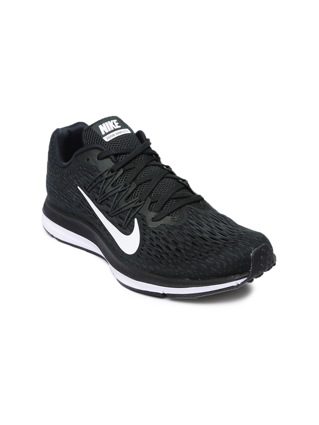 Buy Nike Women Black Air Zoom Winflo 5 Running Shoes Sports