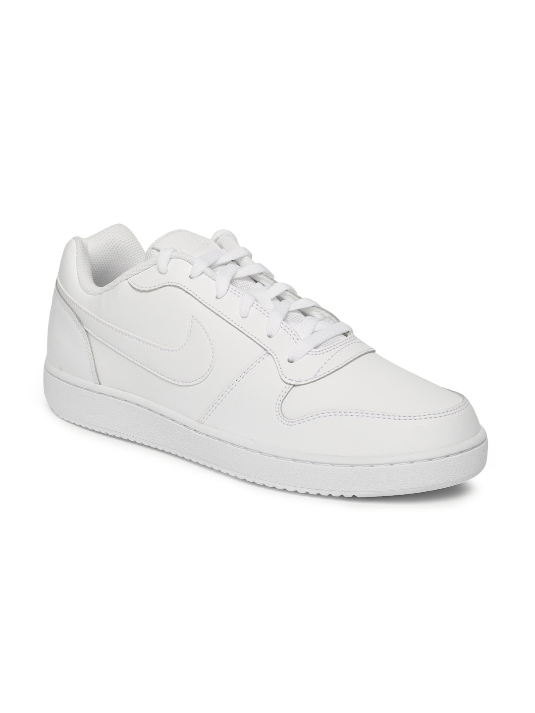 Cuota de admisión Bebida canto Buy Nike Men White Leather Ebernon Low Sneakers - Casual Shoes for Men  6676923 | Myntra