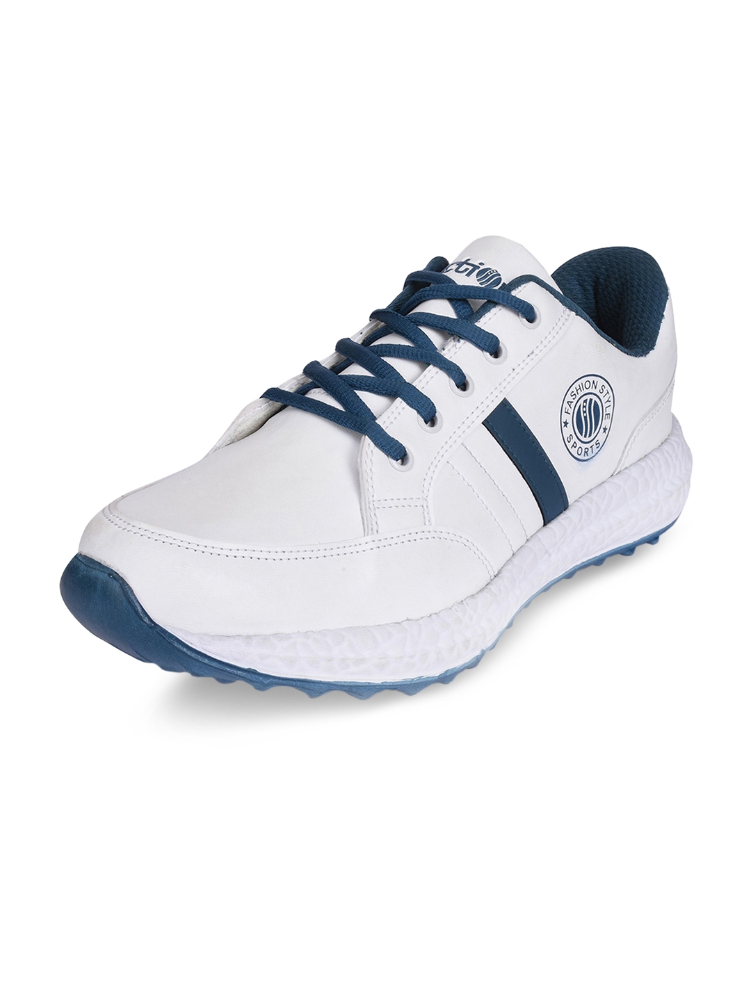 action white running shoes