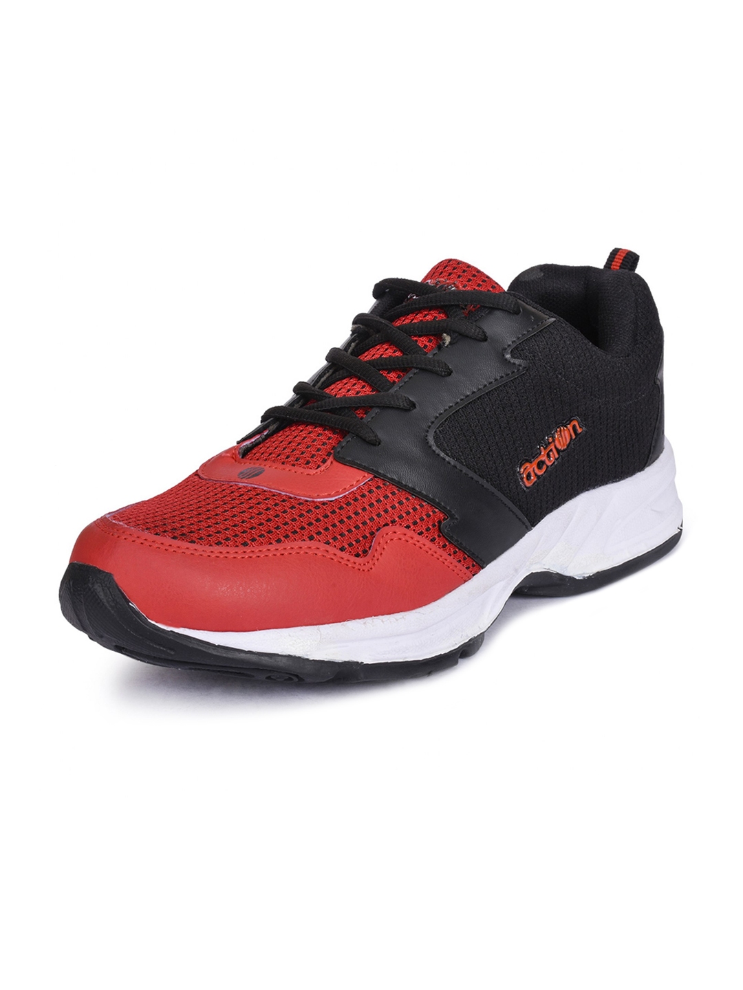 Action Men Red Black Running Shoes