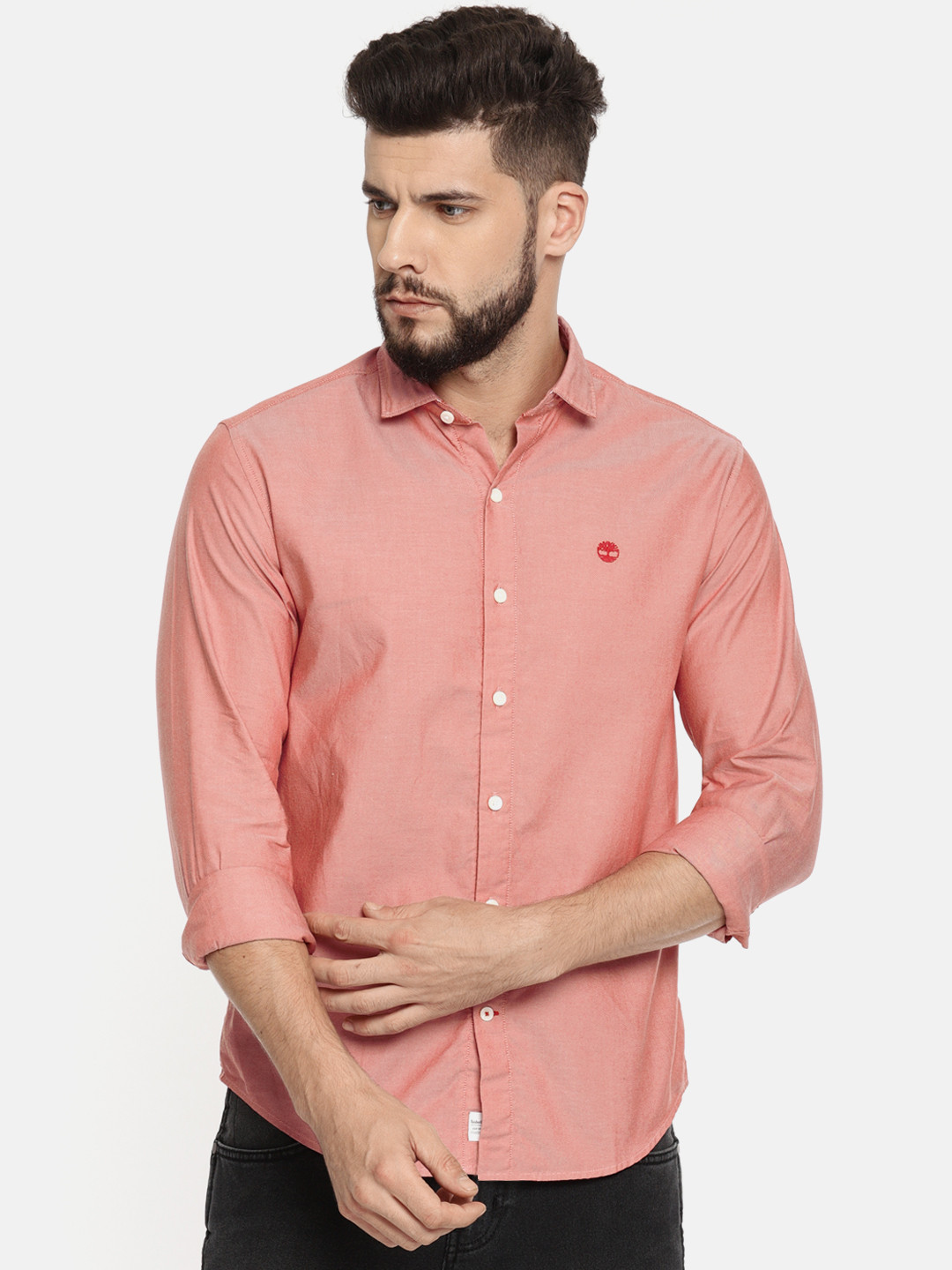 Pink timberland shirt Clearance