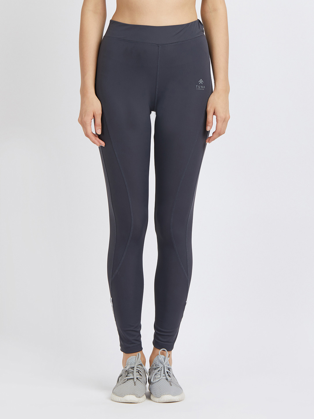 Tuna London Grey Solid Tights