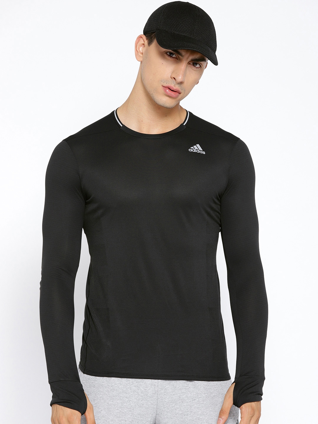 Novelist son No way Buy Adidas Men Black SN Solid Climacool Compression Running T Shirt -  Tshirts for Men 6698732 | Myntra