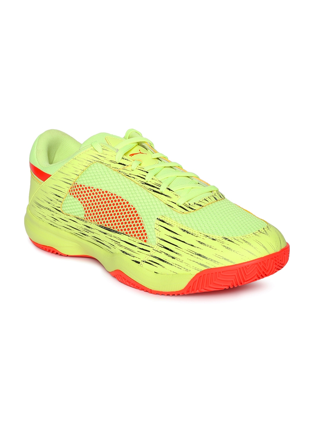 Luiheid vuist jongen Buy Puma Yellow EvoSPEED Indoor Netfit EURO 5 Shoes - Sports Shoes for Men  6702930 | Myntra