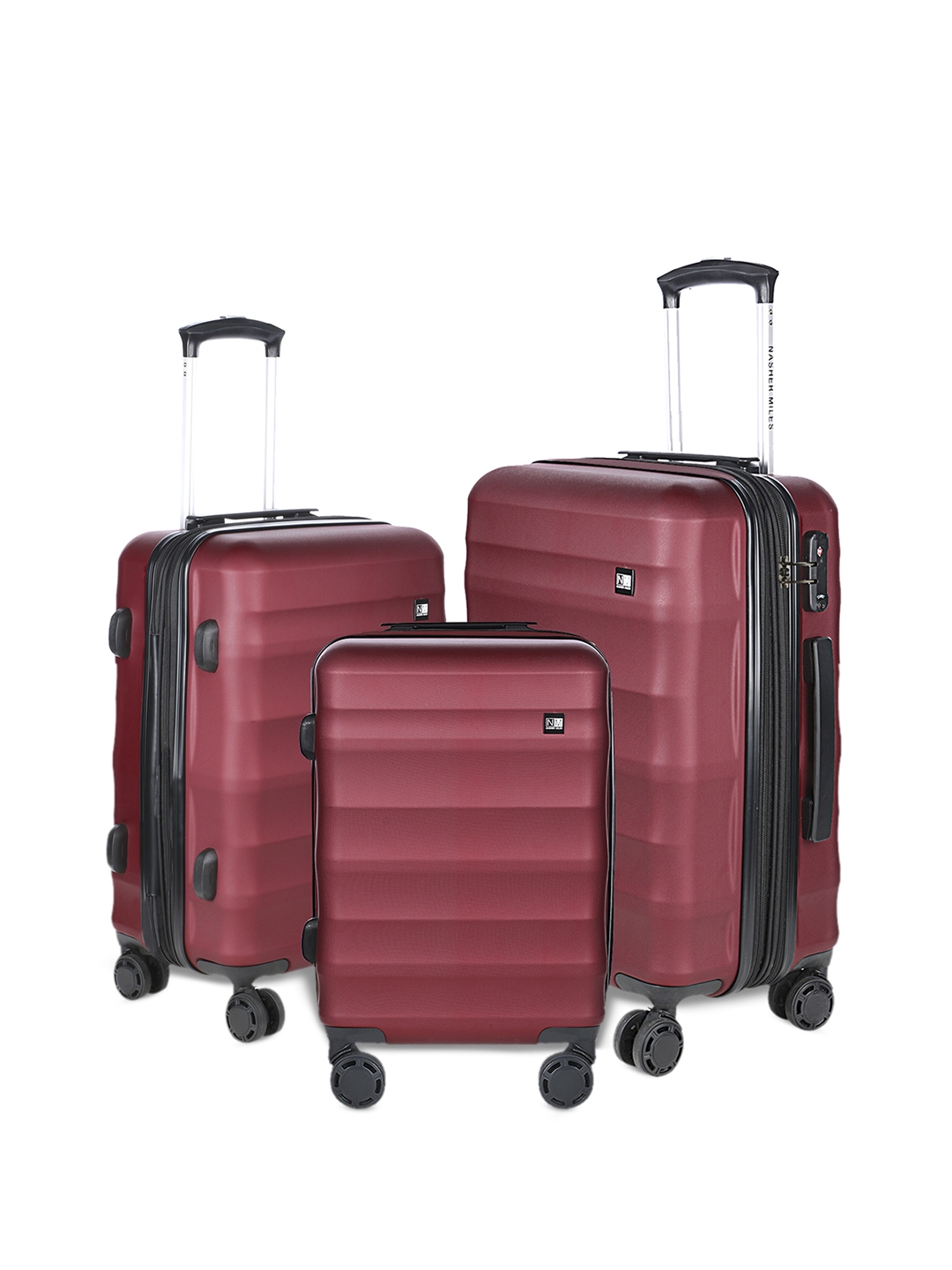 NASHER MILES Lisbon HardSided Polypropylene Cabin Luggage Bag Rose Pink  55CM Trolley Bag Cabin Suitcase - 20 inch Pink - Price in India |  Flipkart.com