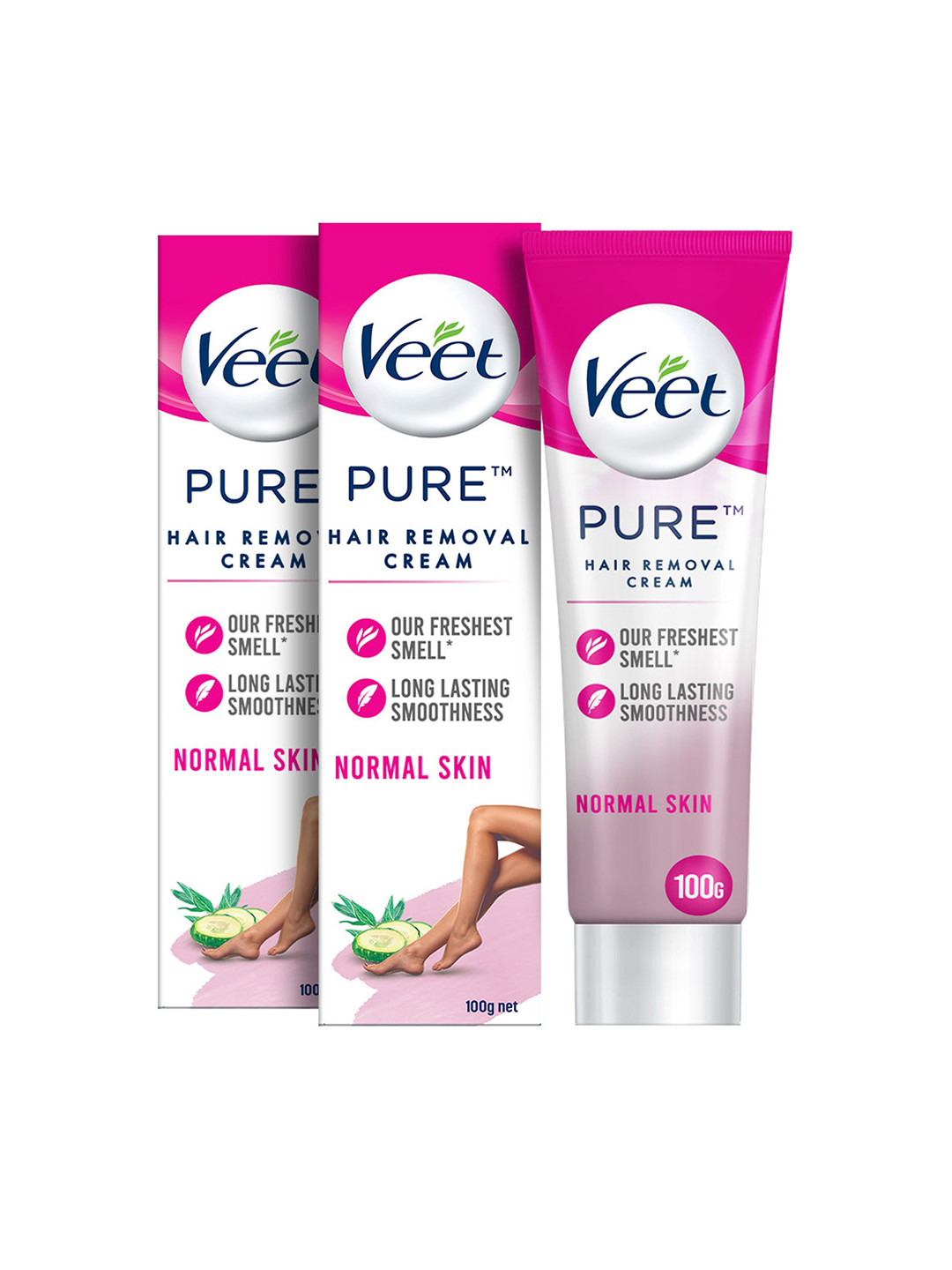 Veet Set of 2 Pure Hair Removal Cream - 100 g Each