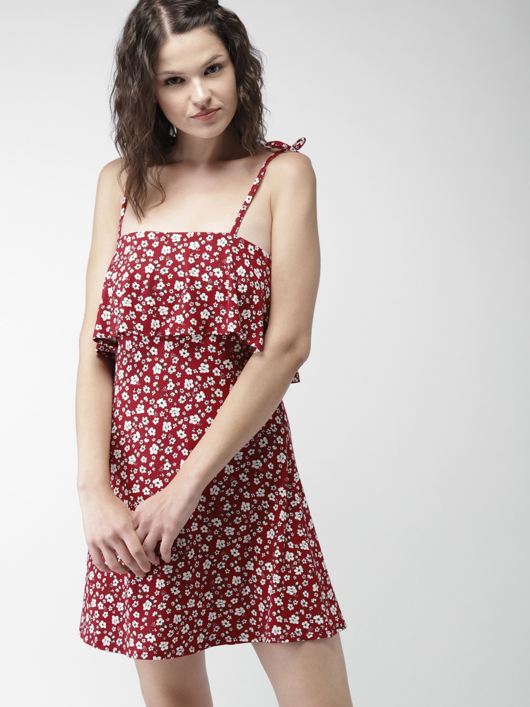 Forever 21 red sales polka dot dress