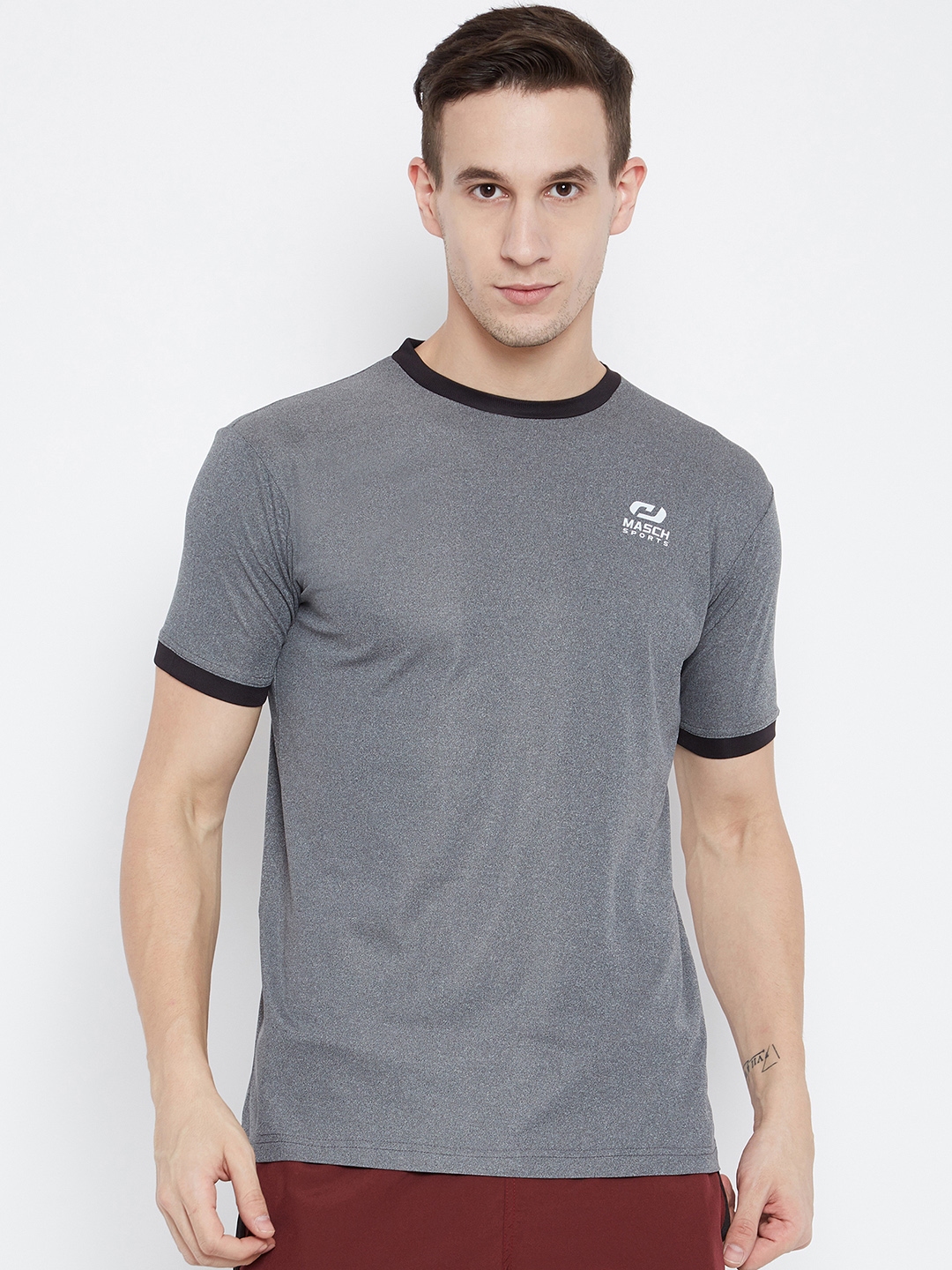 thumb hole t shirts myntra