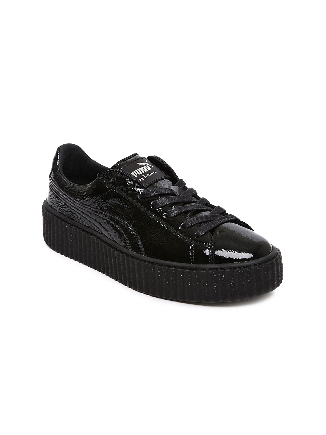 binden spoor kanaal Buy Puma Women Black Fenty Creeper Wrinkled Patent Leather Sneakers -  Casual Shoes for Women 6746748 | Myntra