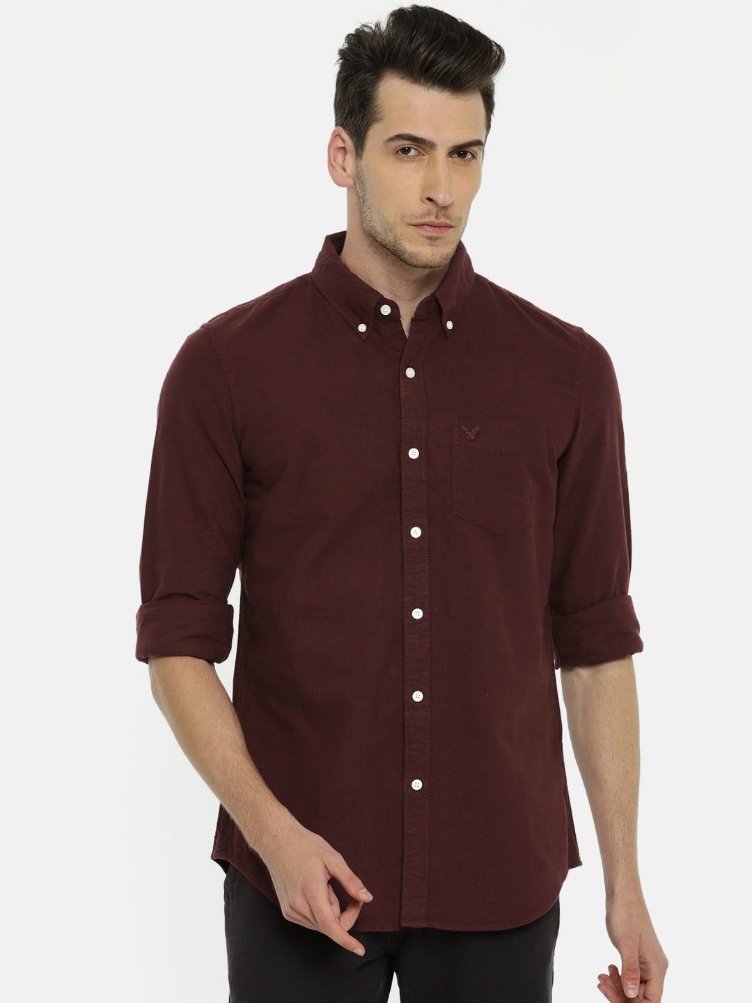 Lids San Francisco 49ers Cutter & Buck Easy Care Stretch Gingham Long  Sleeve Button-Down Shirt - Scarlet