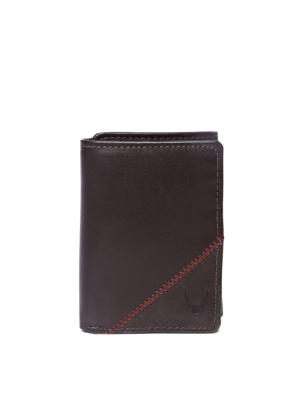 Buy Hidesign Blue Leather RFID Tri-Fold Wallet for Men For Men At