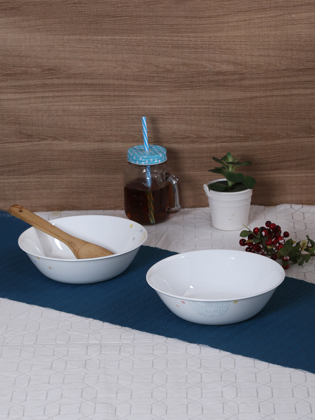 Corelle Multicoloured 3-Pieces Printed Glass Bowls Set