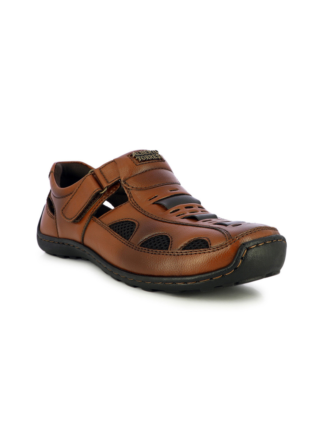Buy Alberto Torresi Men Brown Leather 