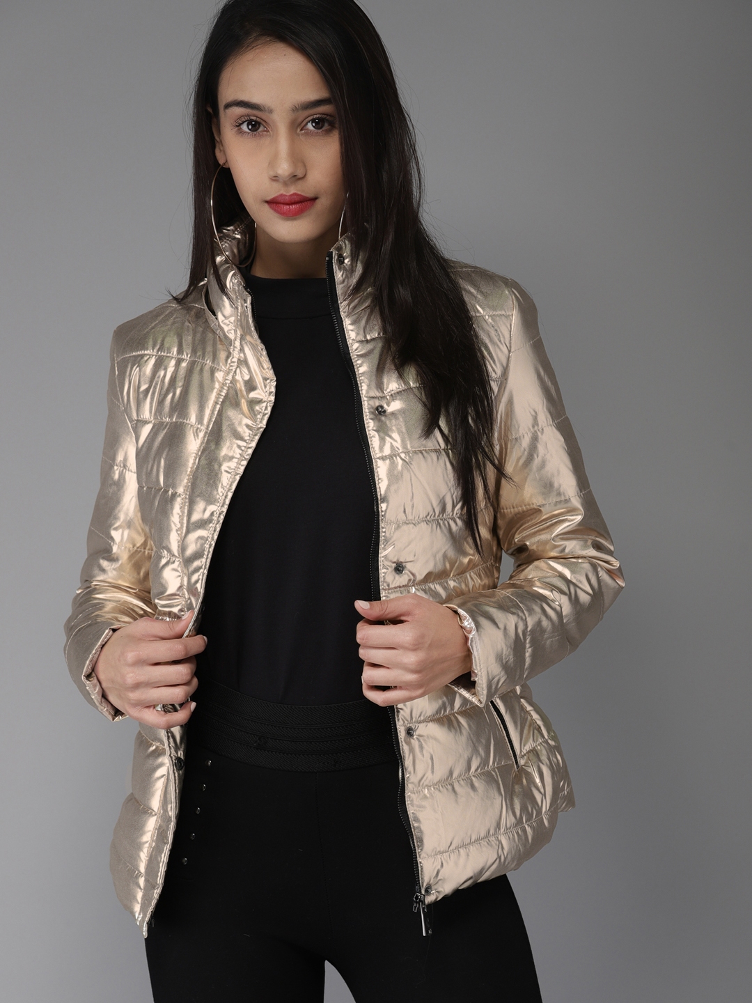 Rose gold jacket on sale womens