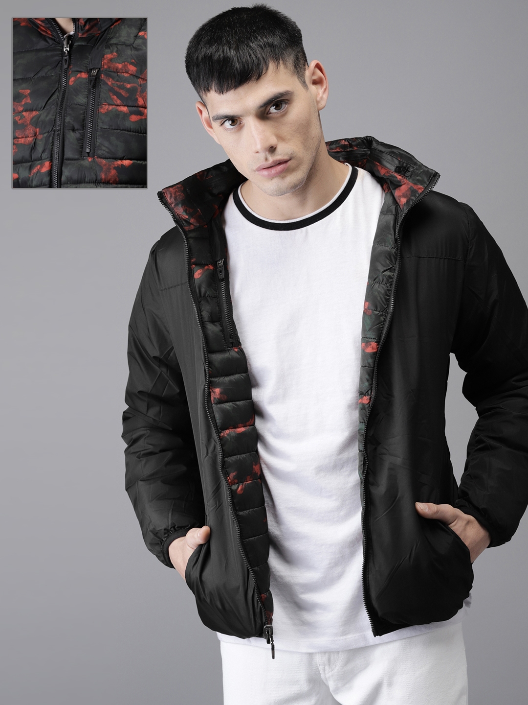 reversible jacket myntra