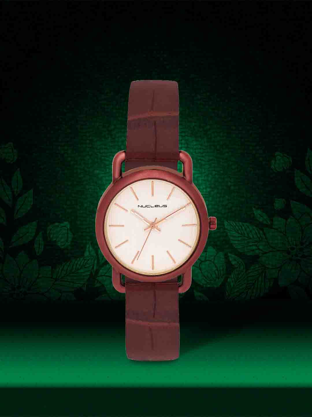 Nucleus Unisex White Analogue Watch NCKLBRWBR
