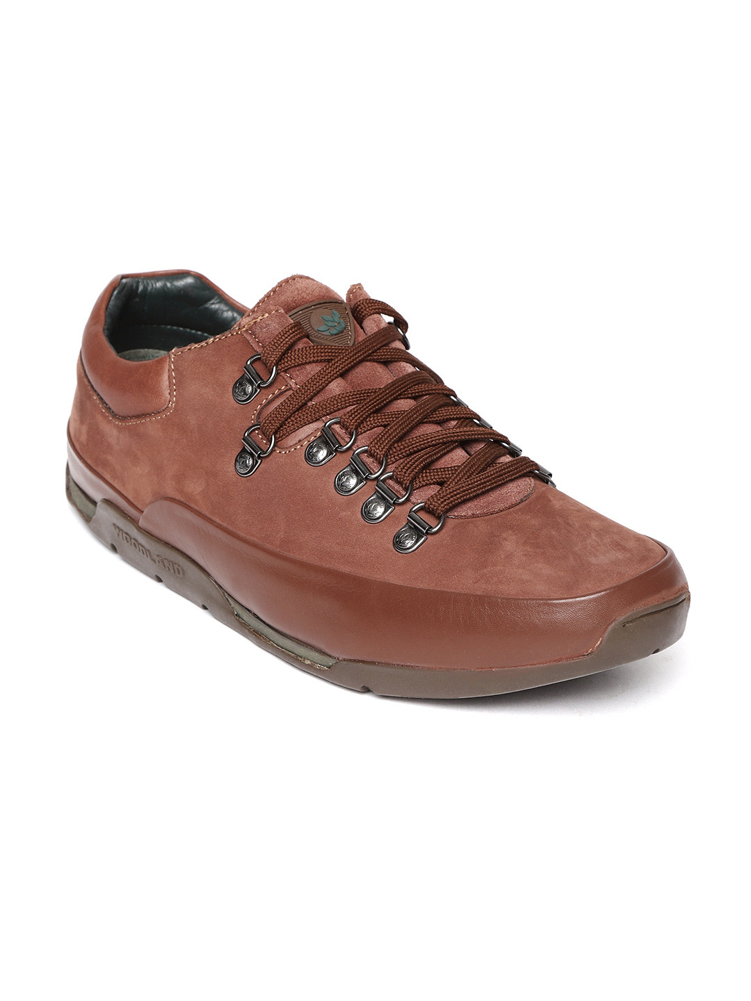 Buy Woodland Men Rust Brown Leather 