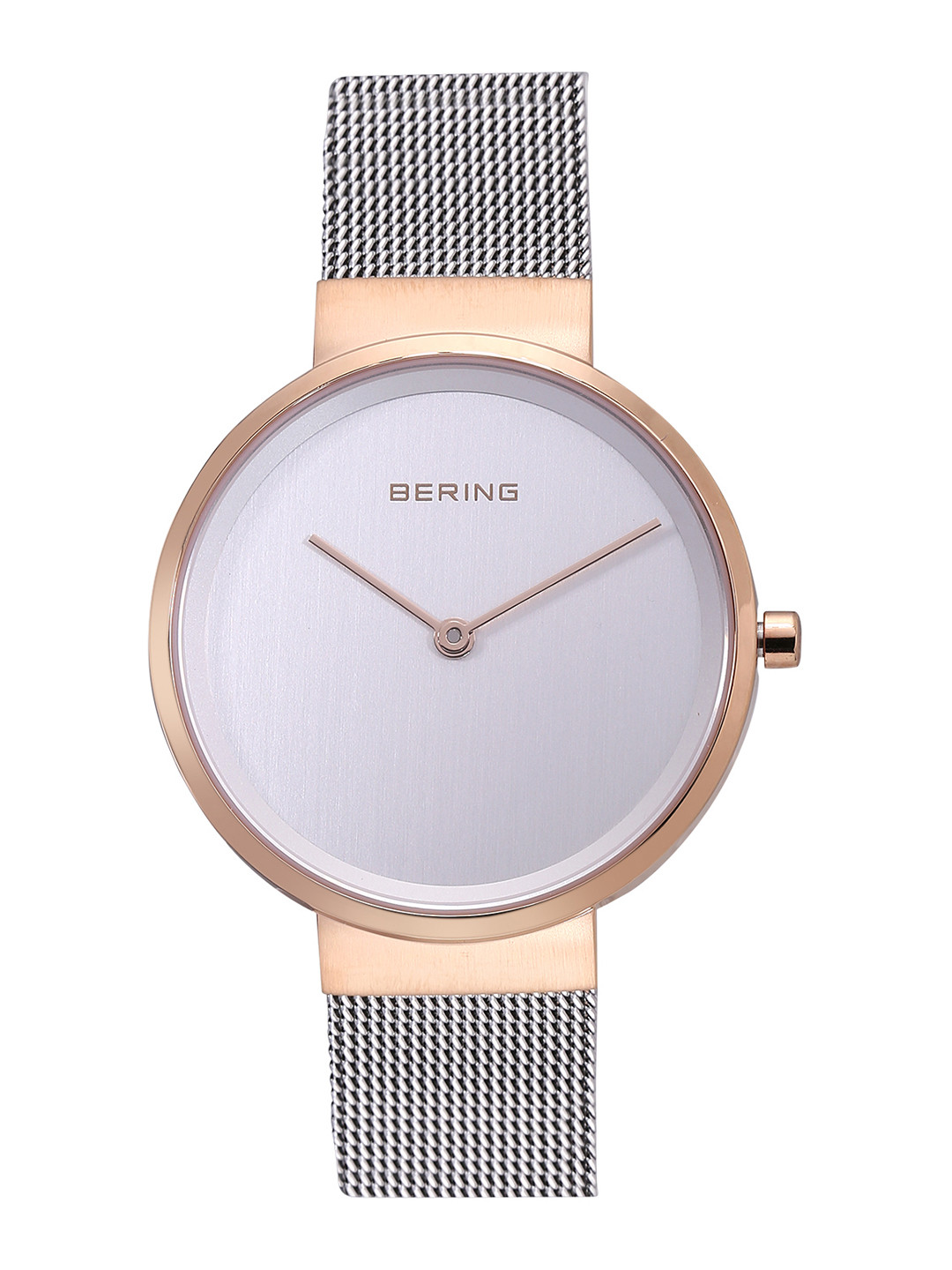 Bering Men Classic Silver Sapphire Crystal Analogue Watch 14539-060