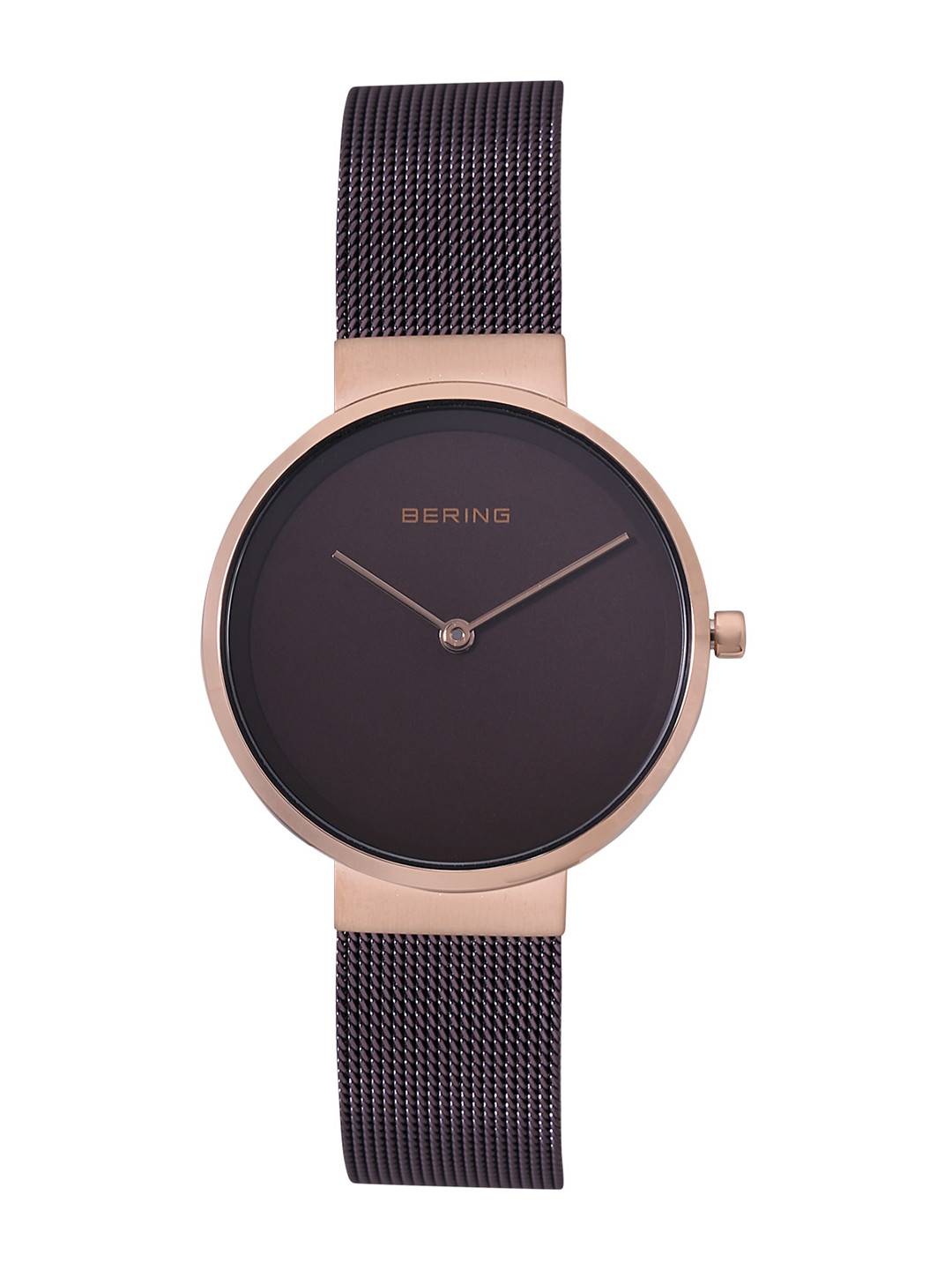 Bering Women Classic Brown Sapphire Crystal Analogue Watch 14531-262