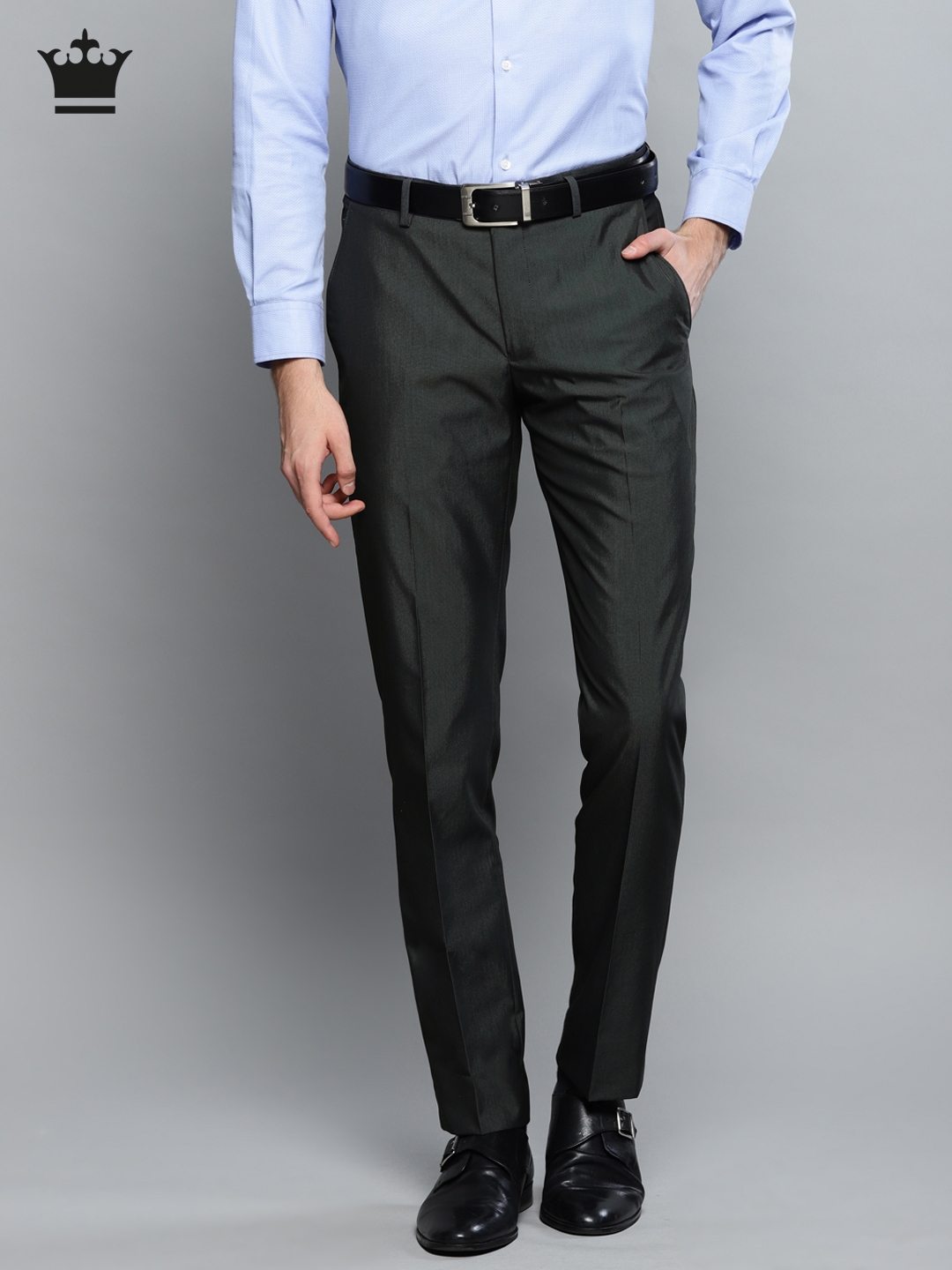 Buy Raymond Black Trousers online in India