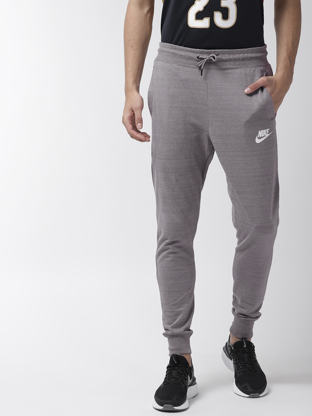tint bellen pasta Buy Nike Men Grey AS M NSW AV15 JGGR KNIT Standard Fit Joggers - Track Pants  for Men 6814053 | Myntra