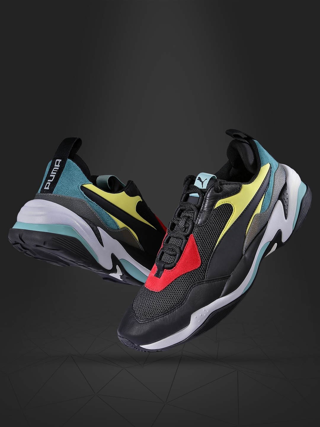 Puma Men Thunder Spectra Colourblocked Sneakers - Casual Shoes for Men 6816714 | Myntra