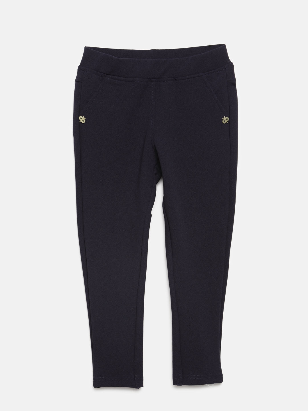 girls navy blue jeggings