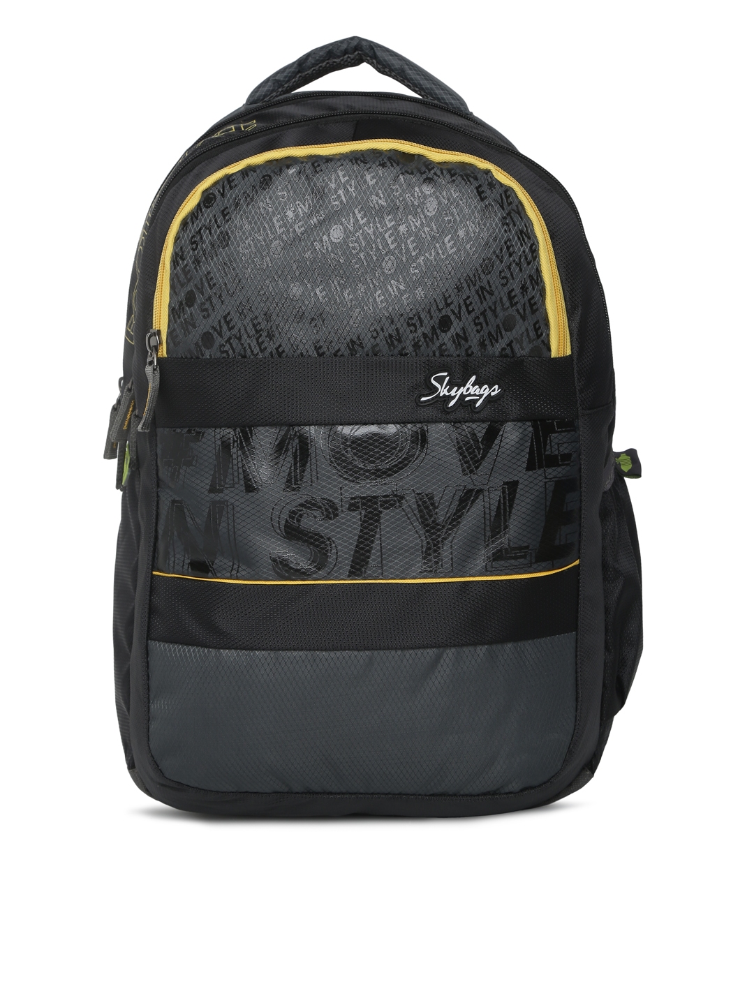 skybags unisex grey printed footloose leo 03 backpack