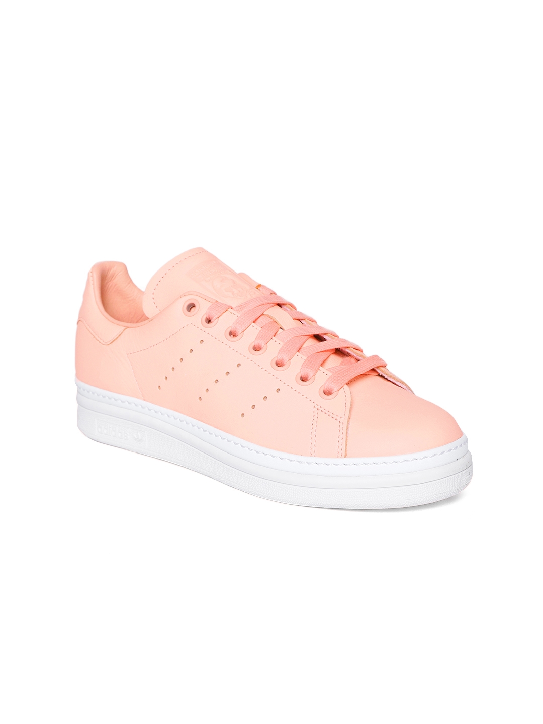 Buy Adidas Originals Women Peach Coloured Stan Smith New Bold Sneakers -  Casual Shoes for Women 6842580 | Myntra