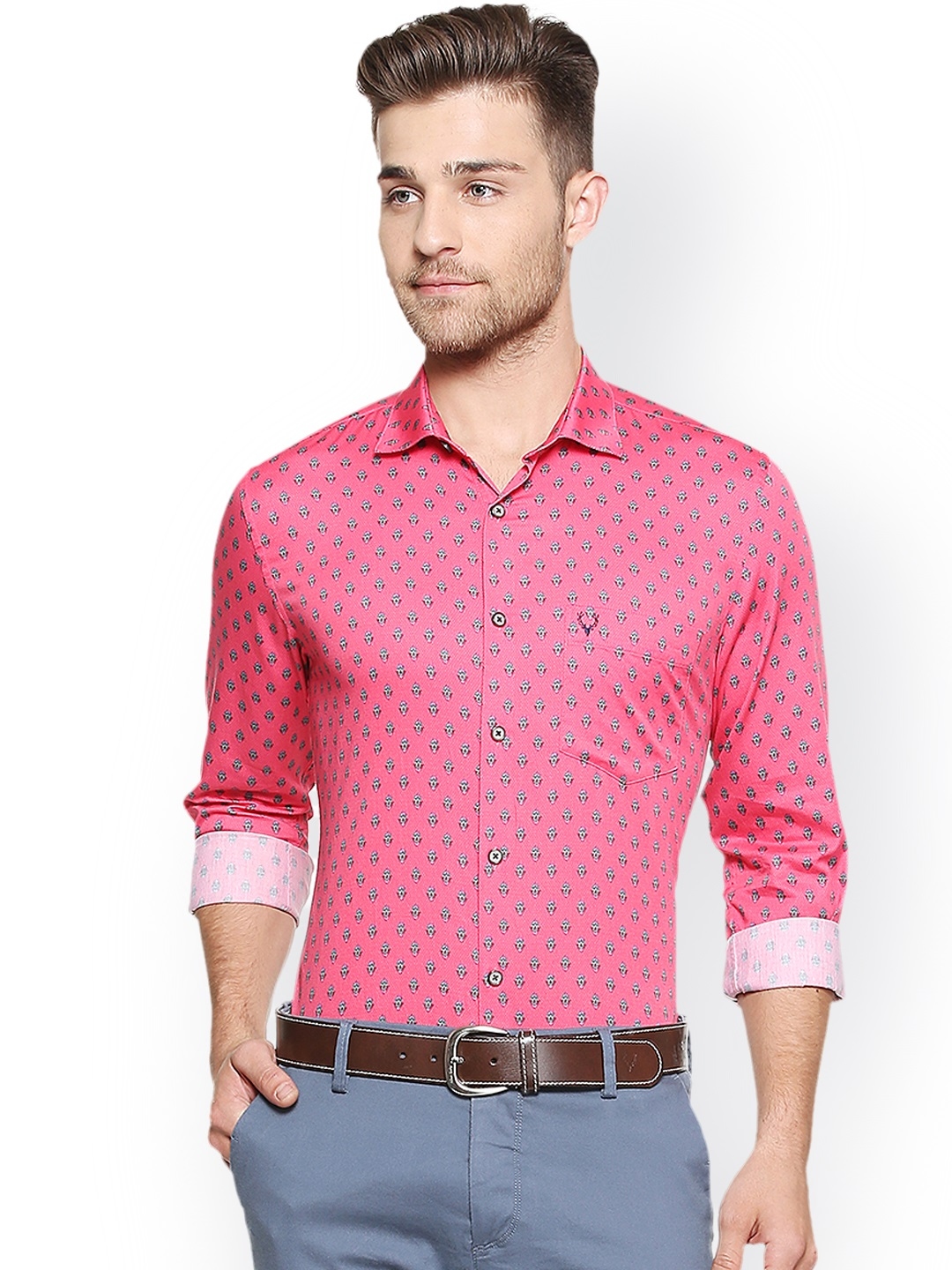 allen solly t shirts myntra