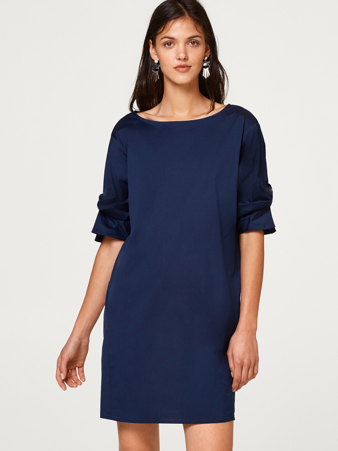 esprit navy blue dress