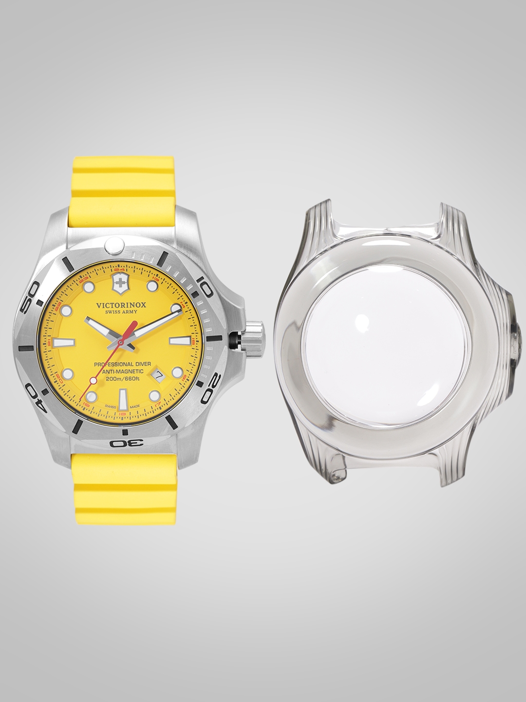 Victorinox discount yellow watch