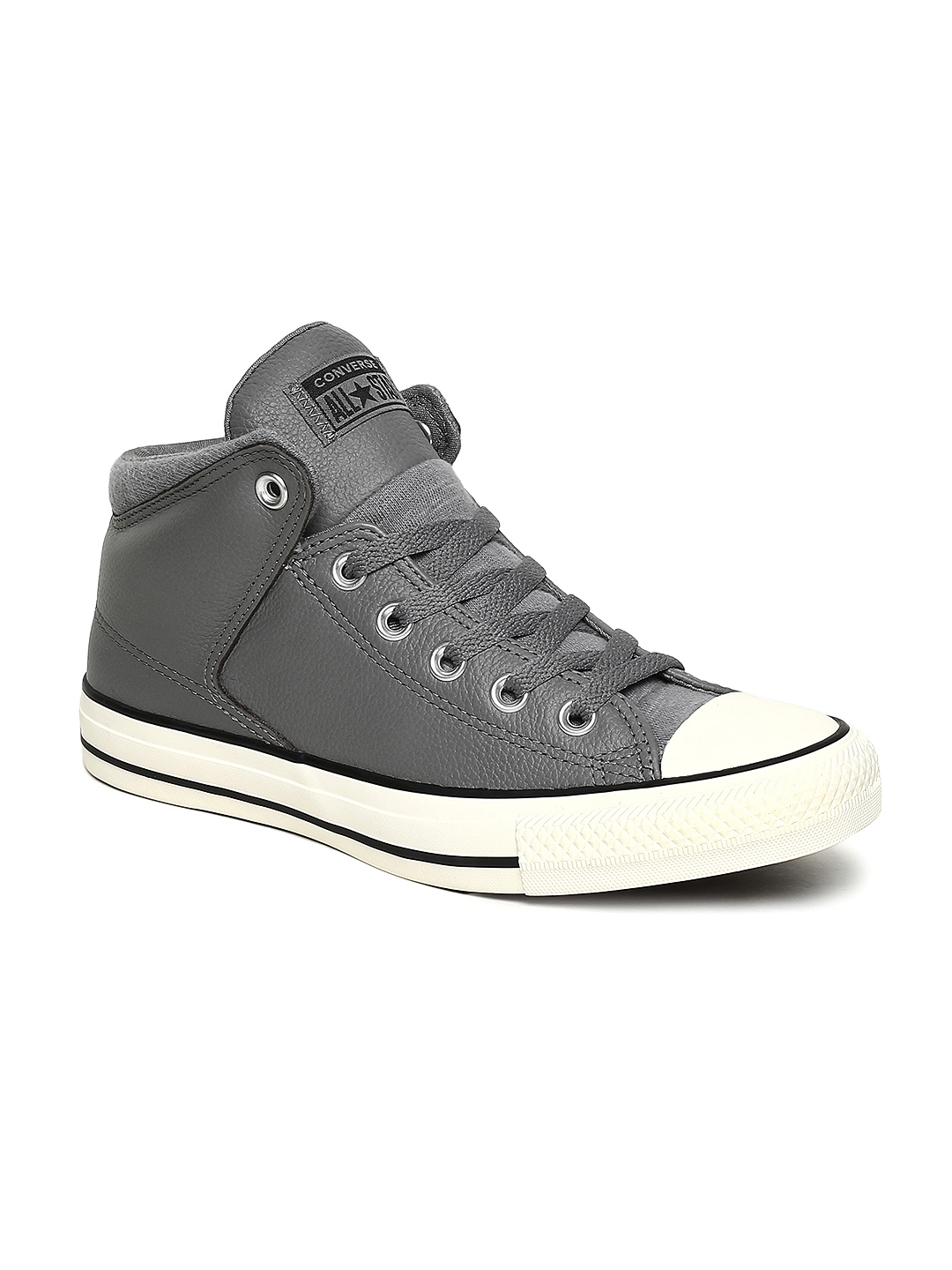 converse mid tops leather