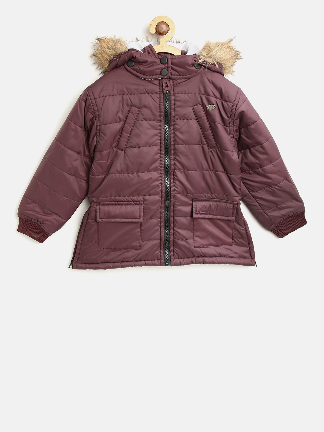 Girls burgundy clearance jacket