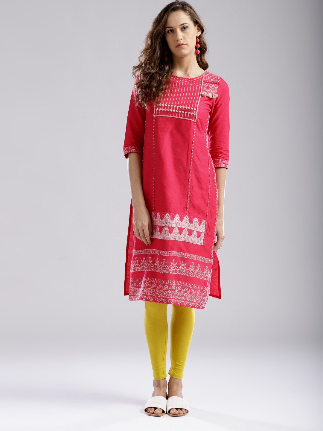 w for women's straight kurta