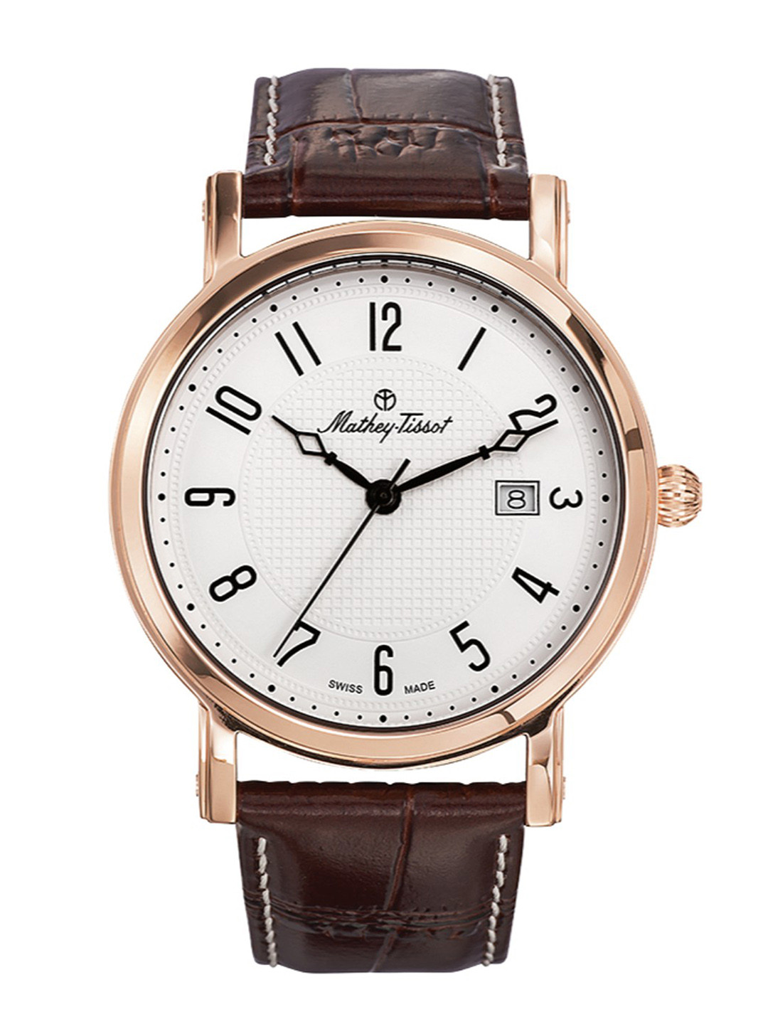 Mathey-Tissot Swiss Made Men City White Dial Watch HB611251PG