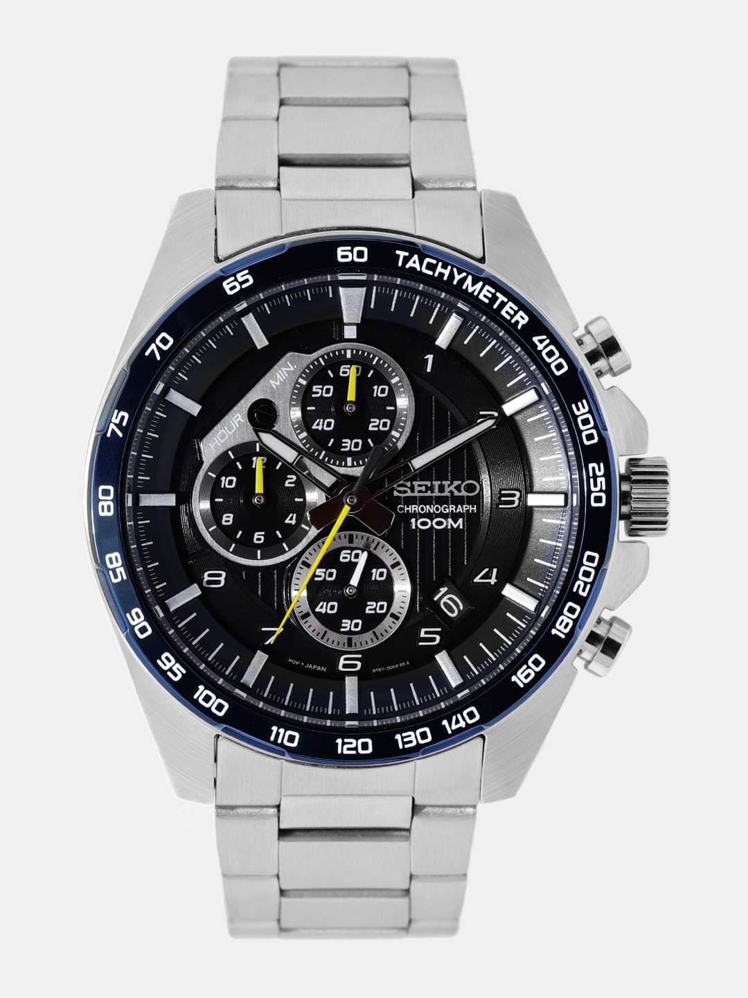 Buy SEIKO Men Navy Blue Analogue SSB321P1 - Watches Men 6930396 | Myntra