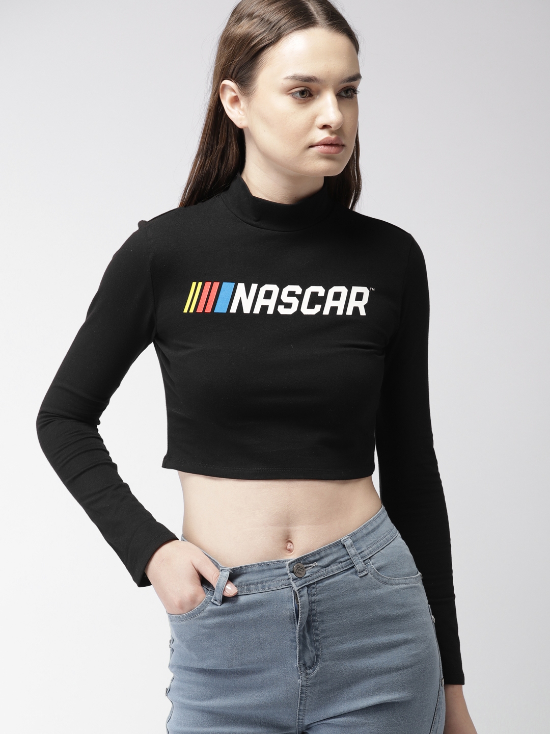 Nascar crop cheap top forever 21