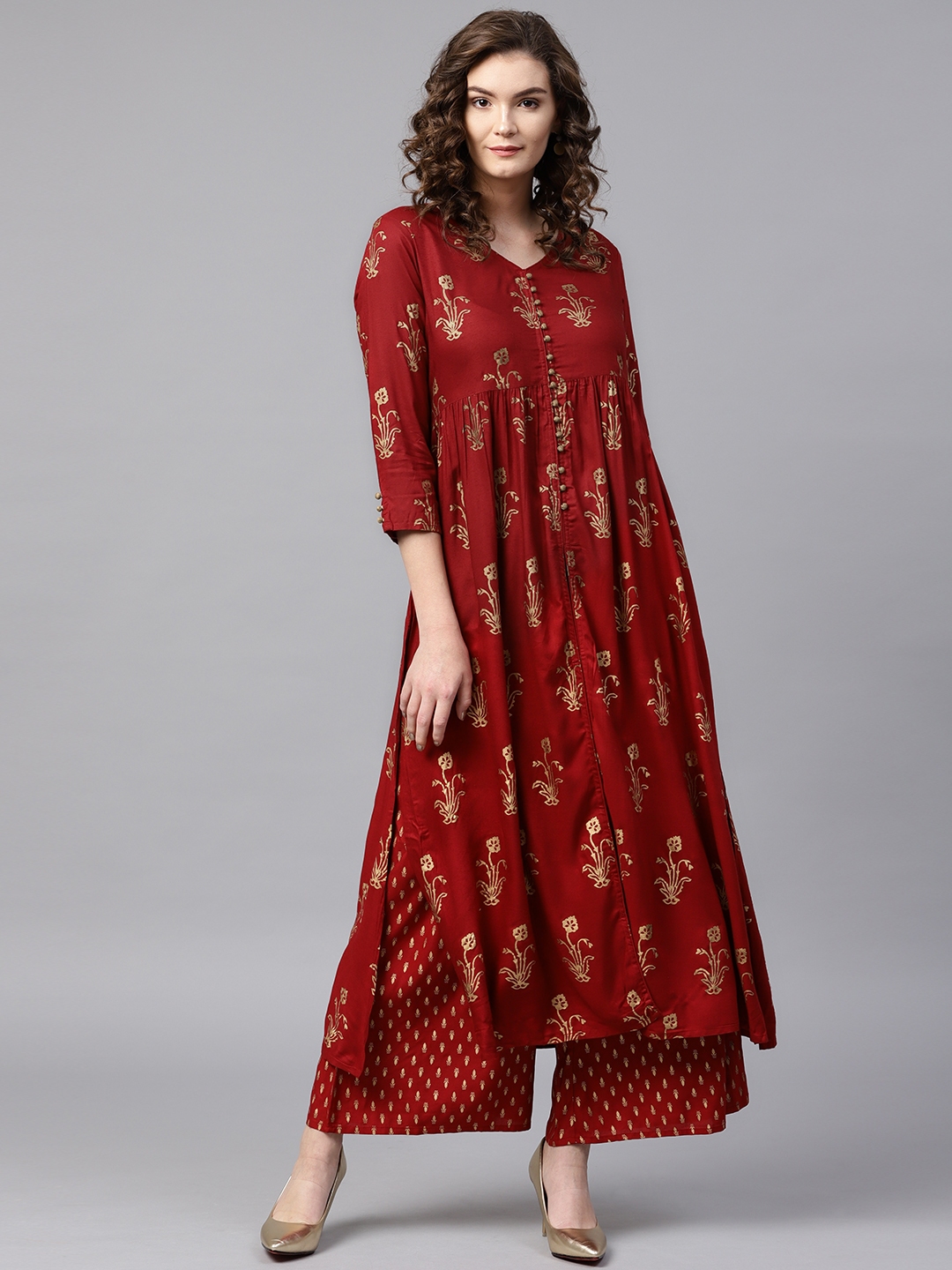 Varanga kurti clearance with palazzo