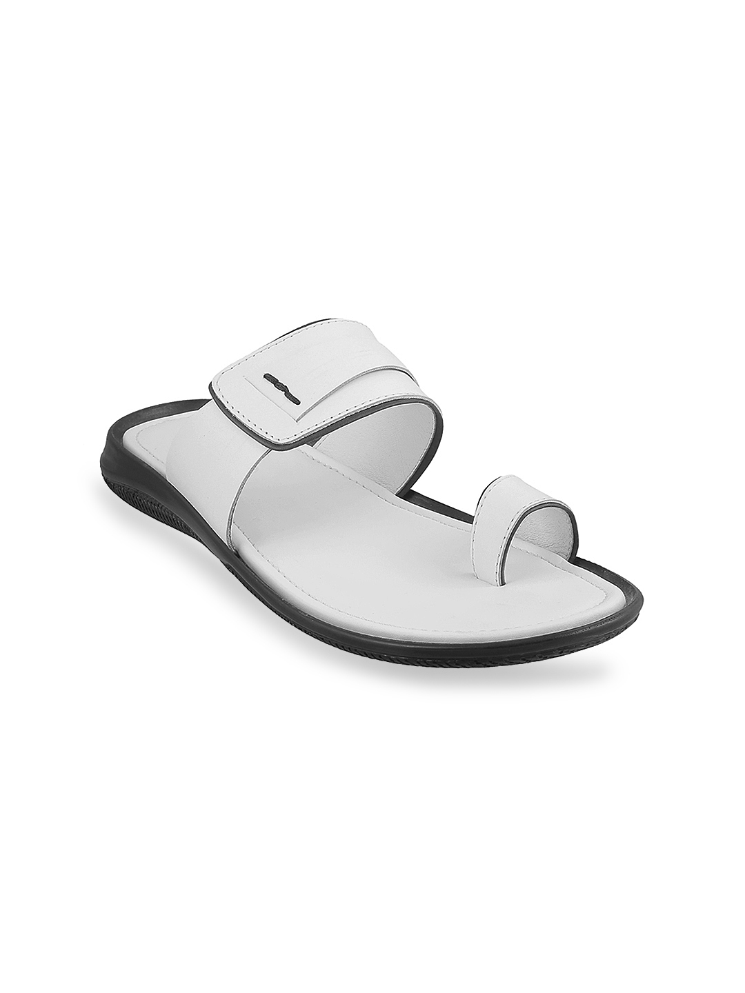 mens white leather sandals