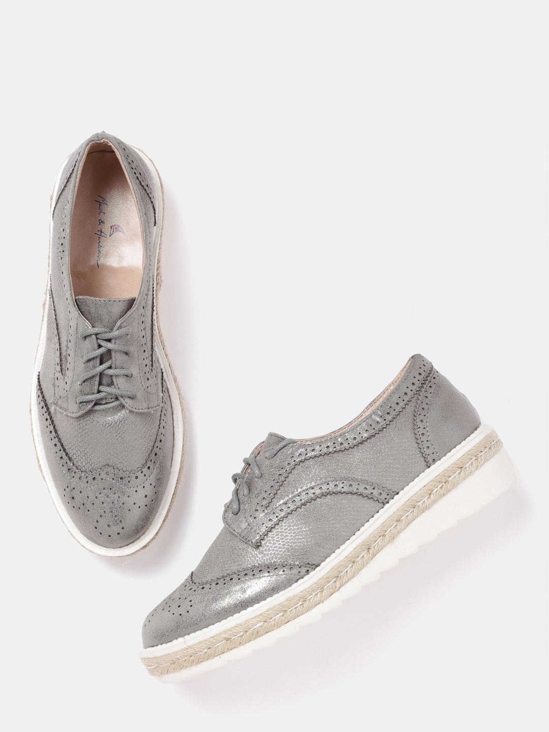 grey brogues womens