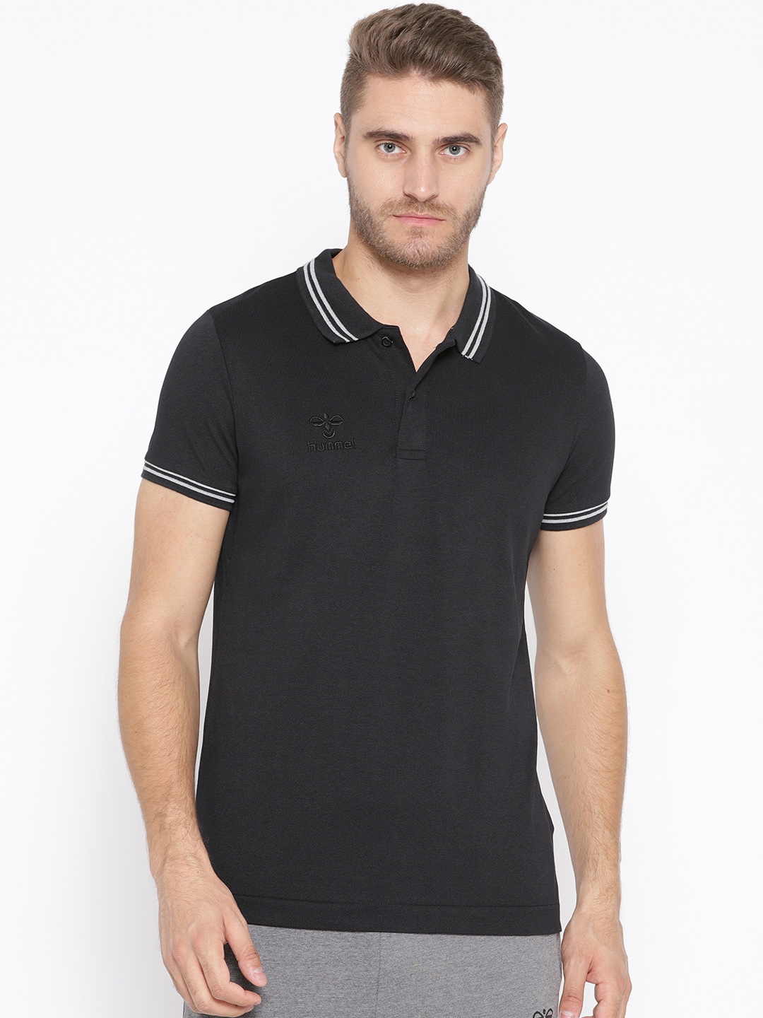 Buy Hummel Solid Polo Collar Classic Noah T Shirt - Tshirts for Men 6939520 Myntra