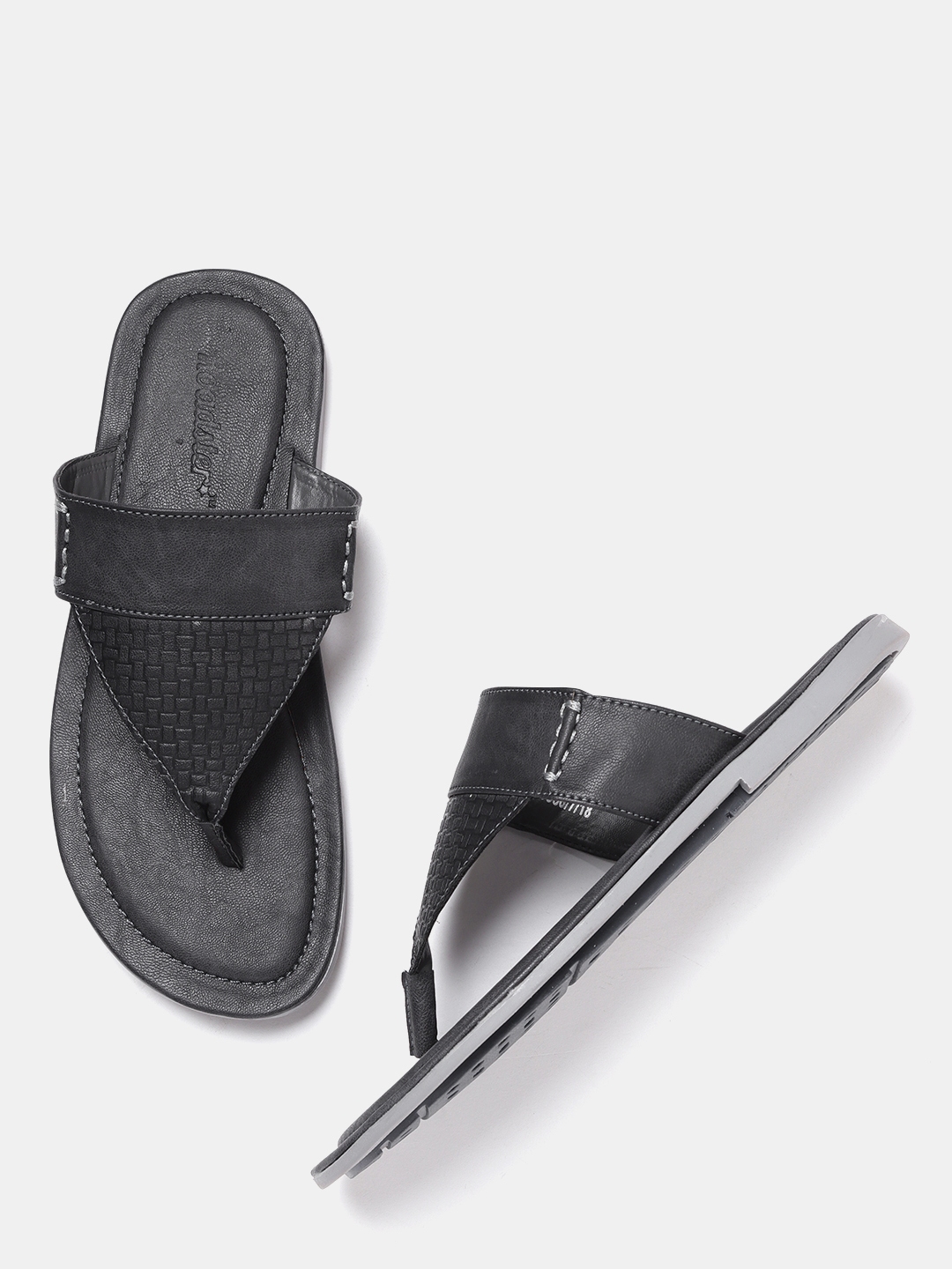 charcoal grey sandals