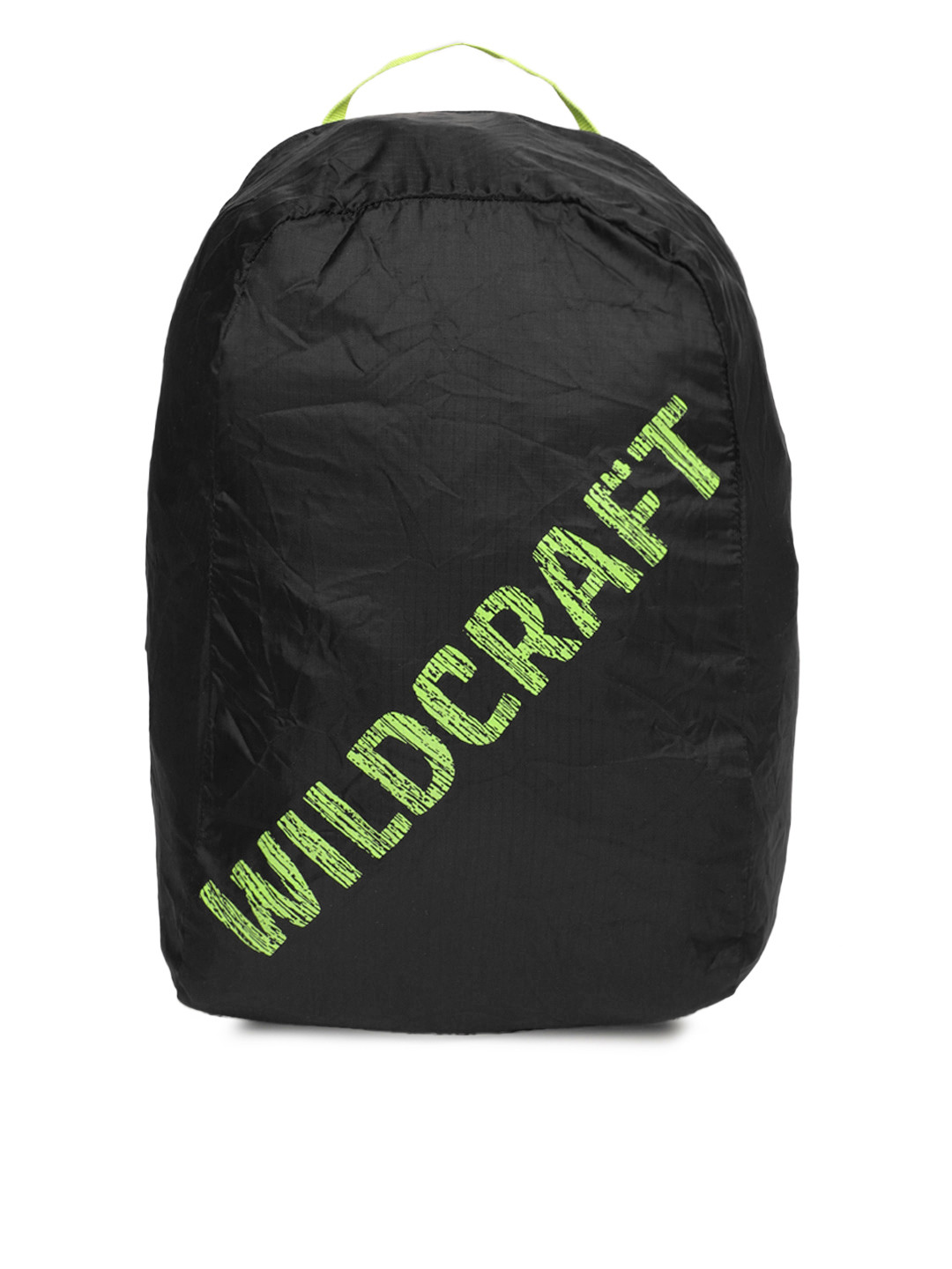 Wildcraft Unisex Black Pac n Go Printed Backpack