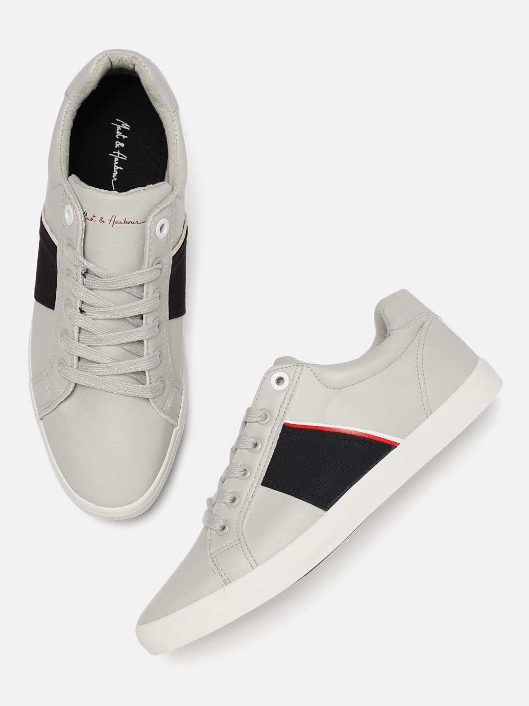 mast and harbour grey sneakers