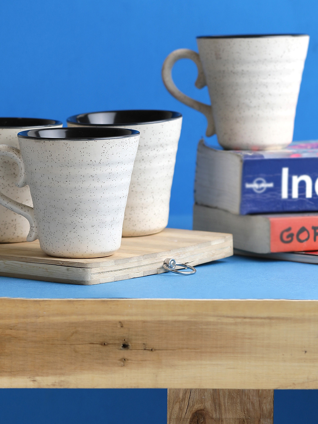 MIAH Decor Black Printed Ceramic Set