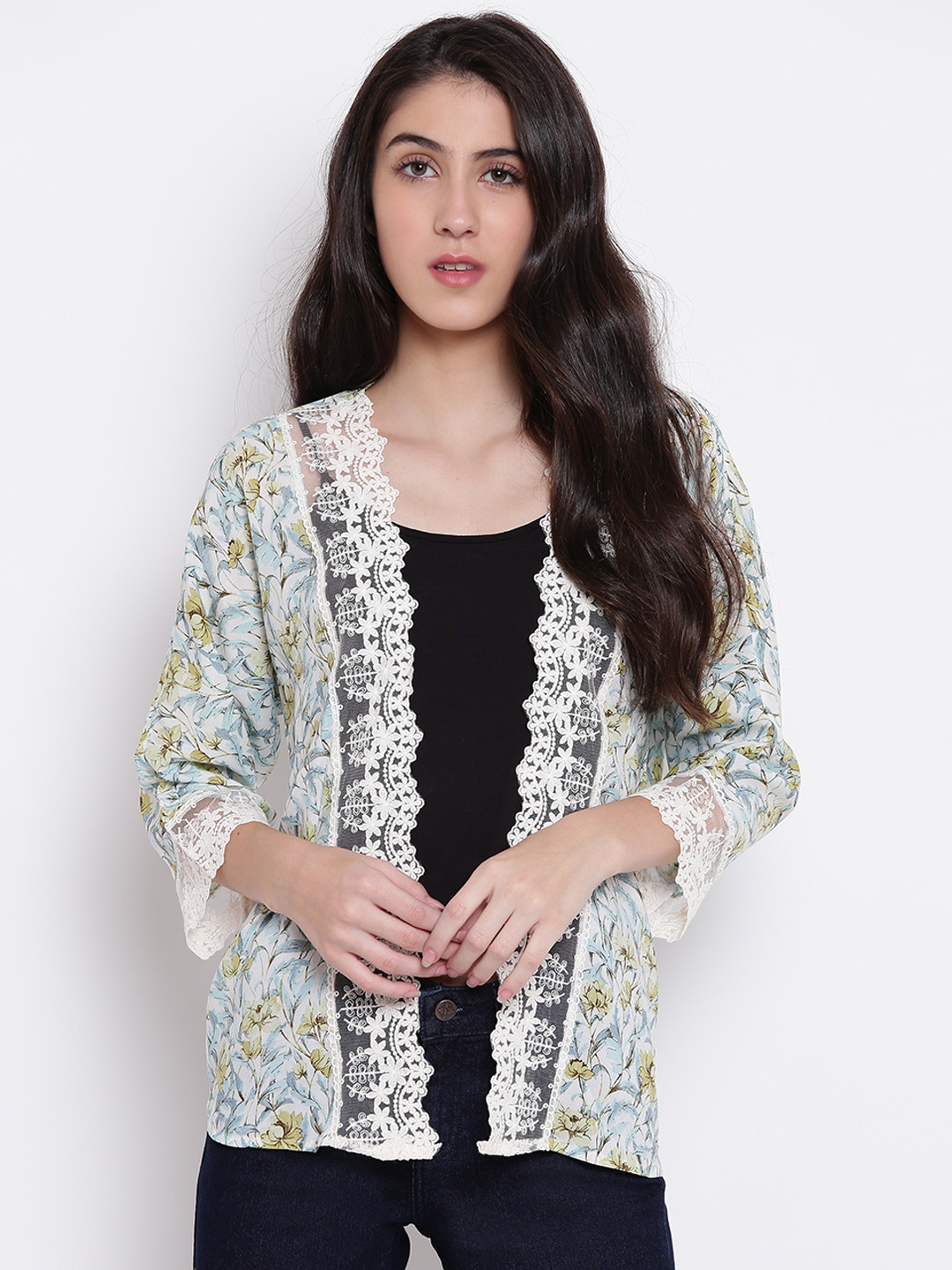 Lee Cooper Open Cardigan Ladies Open Cardigan With Stripe Pattern