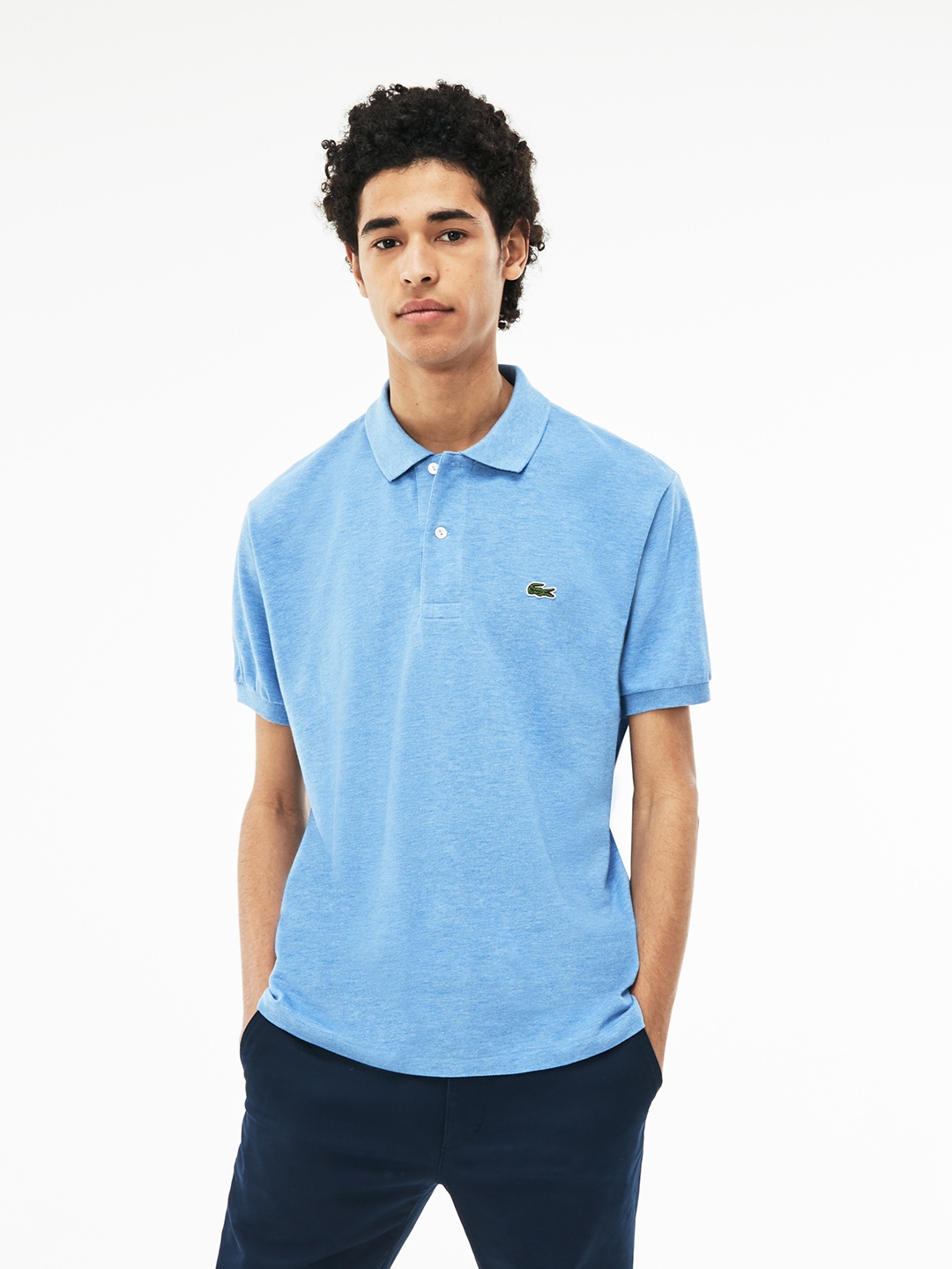 T shirt best sale lacoste bleu turquoise