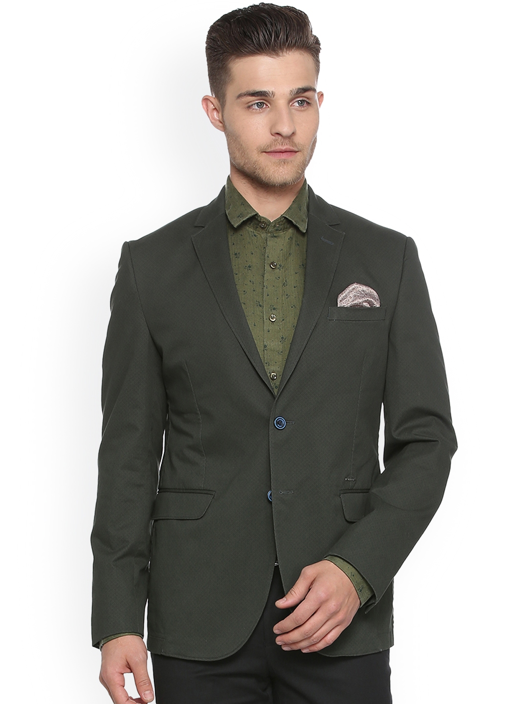 Van heusen outlet blazers myntra