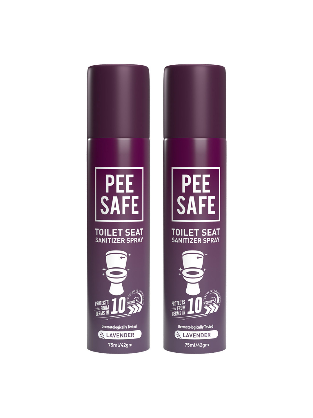 Pee Safe Women Lavender Toilet Seat Sanitizer Spray 75 ml